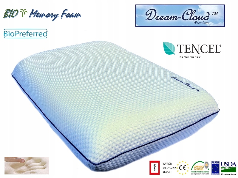 

Poduszka Ortopedyczna Dream-Cloud Premium 58x35x11