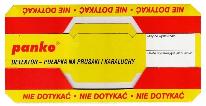 PANKO LEP NA PRUSAKI KARALUCHY PUŁAPKA KLEJOWA P1
