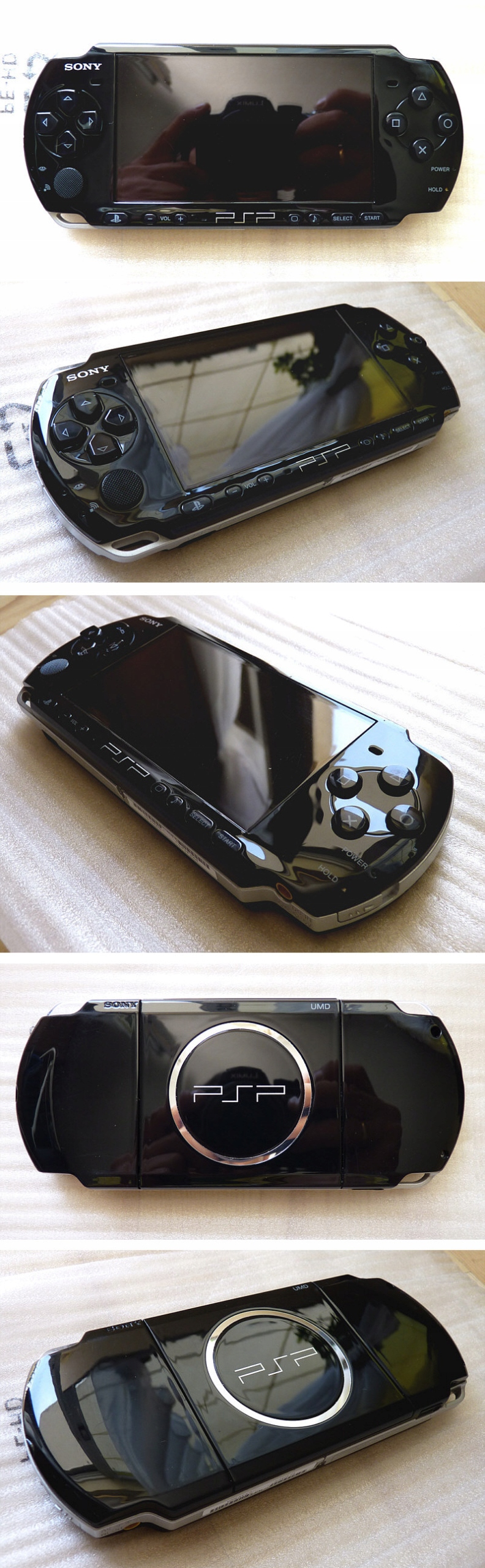 NOWA PSP 3004 SLIM BLACK + GRATISY + GWAR + GRY !! Wersja konsoli Slim