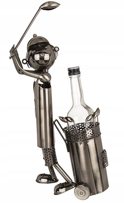 

Stojak na Wino Golfista Sportowiec Gracz W Golfa