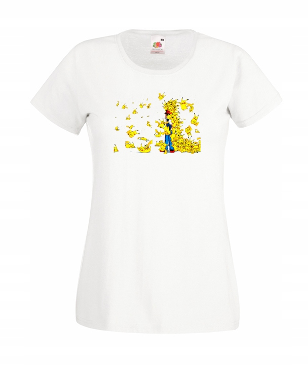 

S Koszulka Damska Pokemon Go Pikachu Pokeball