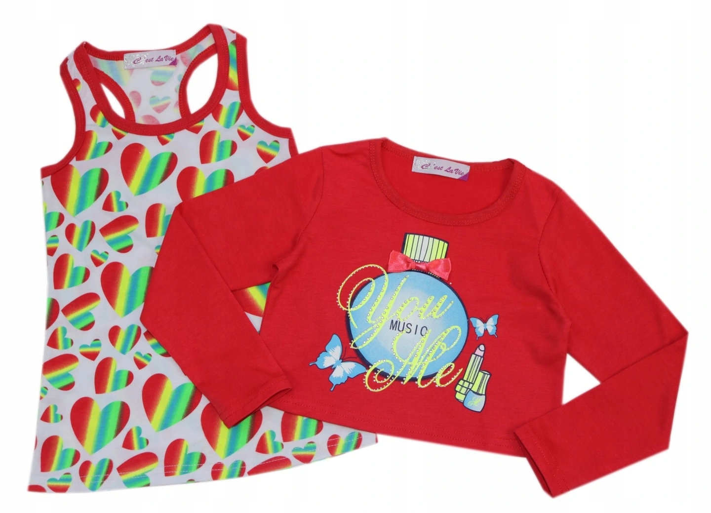 

Dziewczęca bluzka z długim rękawem 98-104