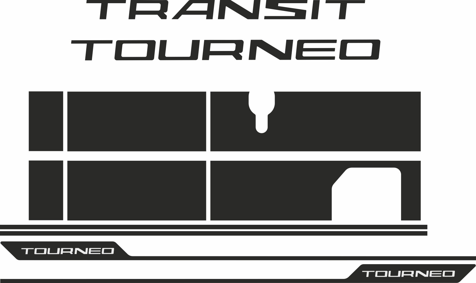 Naklejki Ford Transit Custom Tourneo WYS JAKOSC