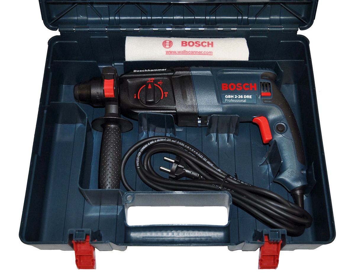 MŁOTOWIERTARKA GBH 2-26 DRE BOSCH 11 WIERTEŁ DŁUT Prędkość obrotowa 900 RPM