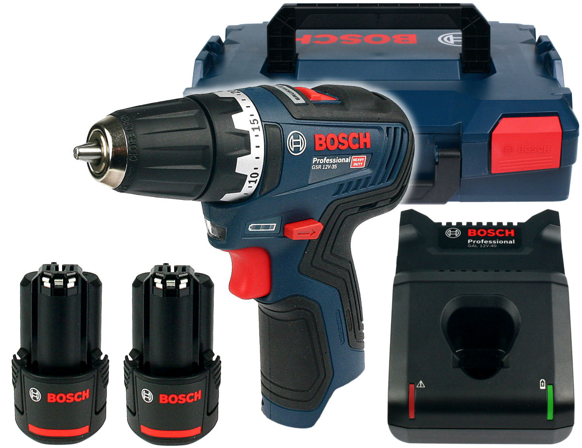 

Wkrętarka Gsr 12V-35 Bosch 2x3,0Ah Bezszczotkowa