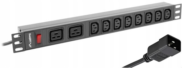 

Listwa Zasilająca Rack Pdu 19 16A Iec C13 C19 C20