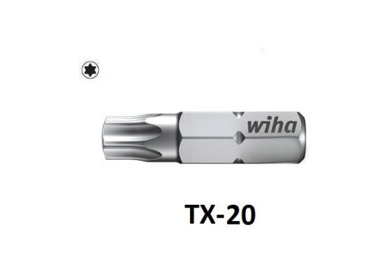 

Bit Grot Torx 20 T20x25 mm Wiha