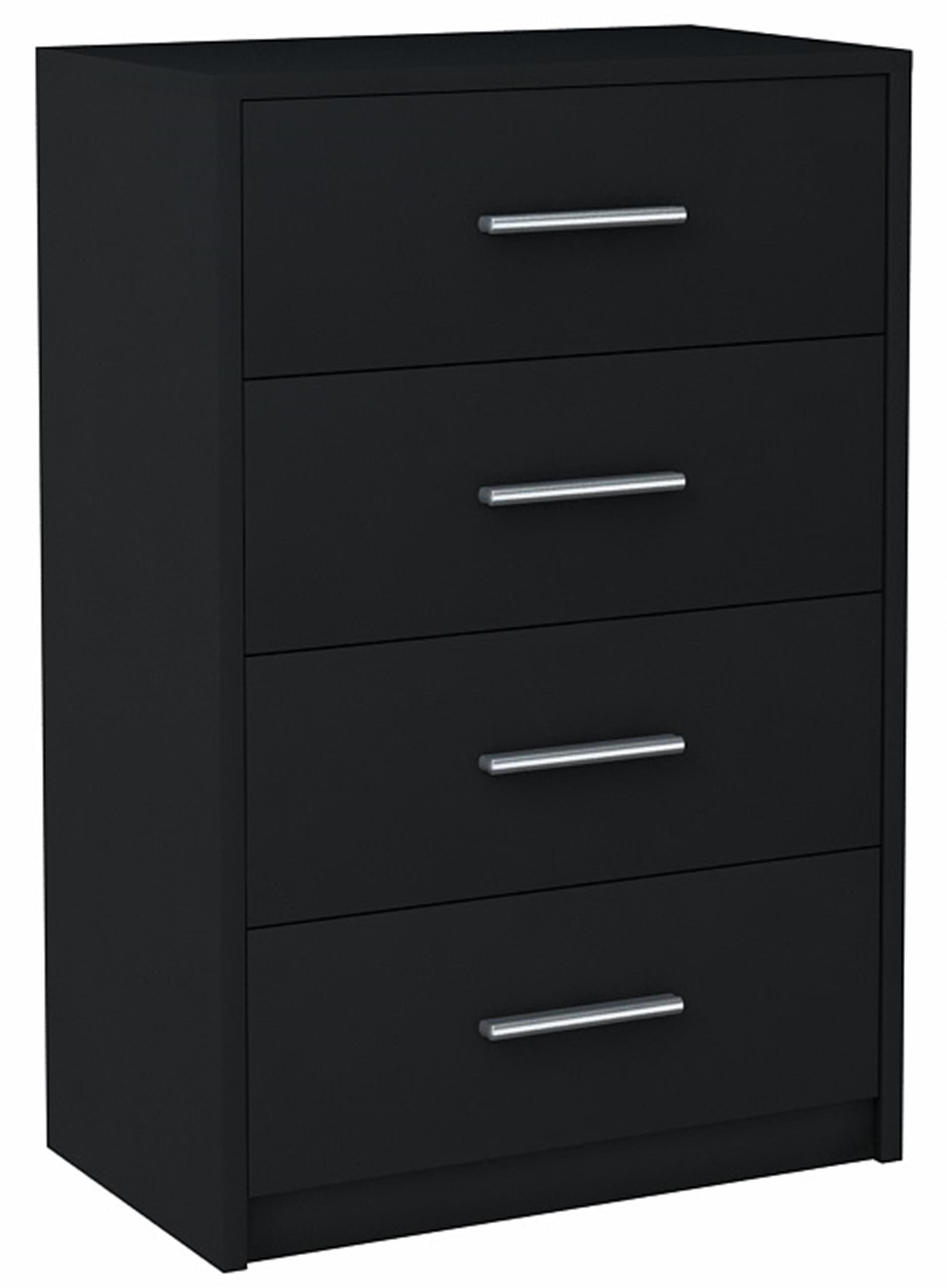 

Komoda szafka Bodo 60cm 4S Czarna regał 4 szuflady