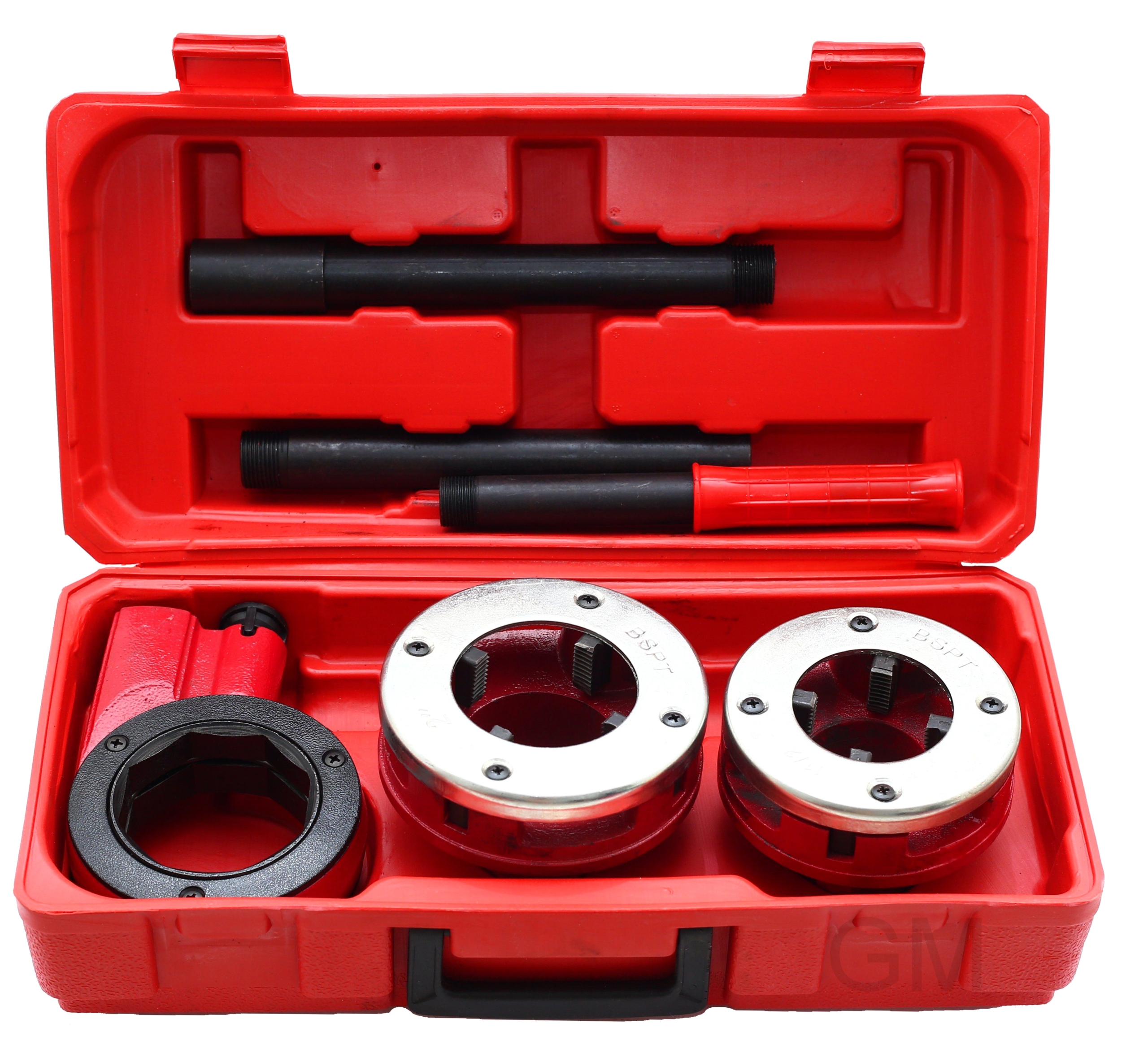 GWINTOWNICA NARZYNKA HYDRAULICZNA DO RUR 1/2 - 2'' ZESTAW GWINTOWNIC EAN (GTIN) 5901969100938