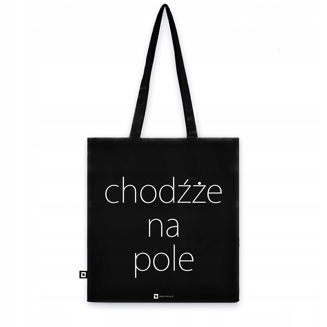 

Torba organiczna czarna eko siatka Chodźże