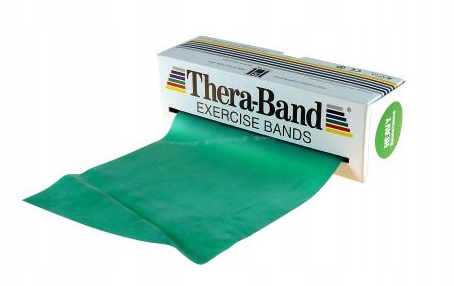 

Niemiecka Taśma do Ćwiczeń Theraband Zielona 1,5m