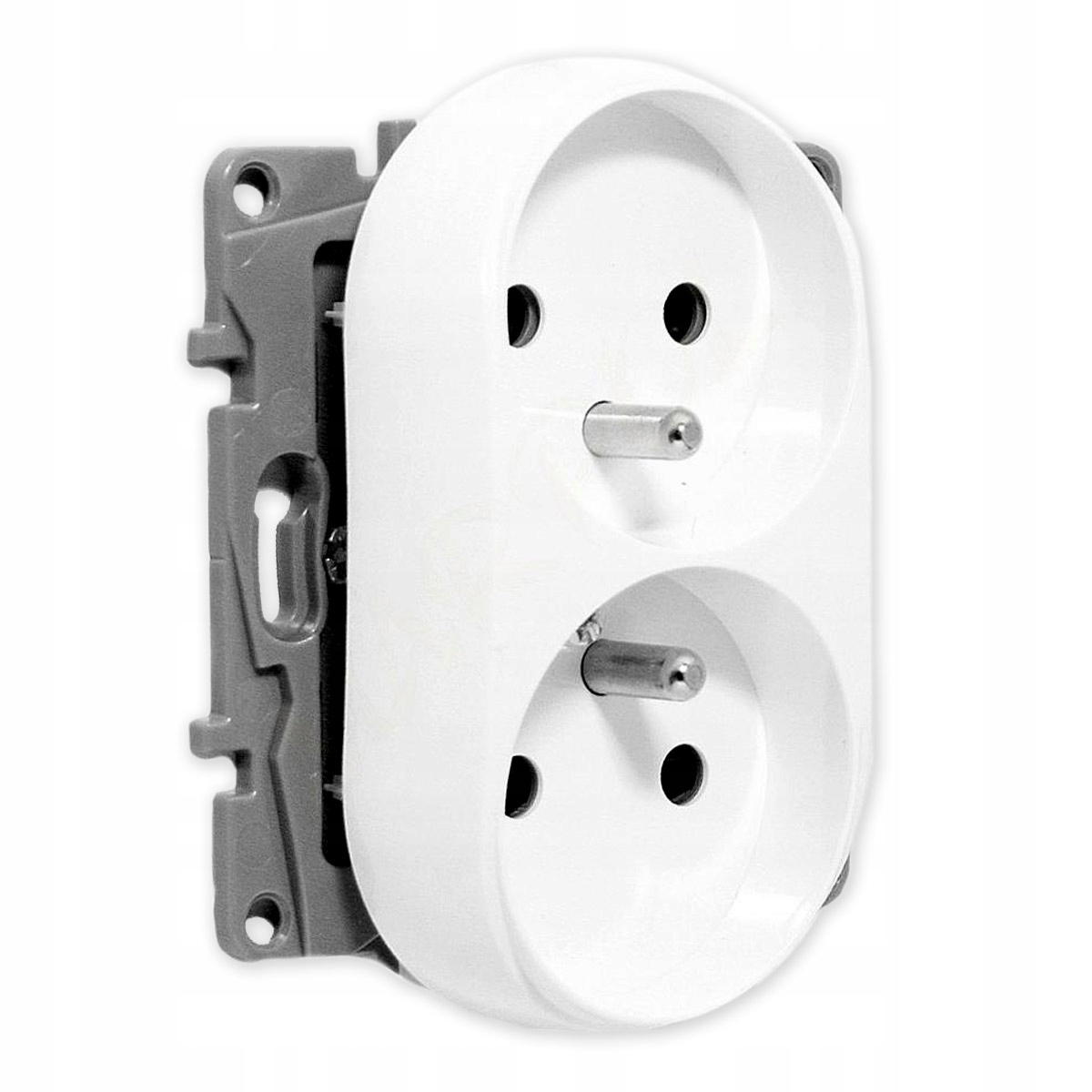 

Legrand Niloe Gniazdo podwójne 2x2P+Z białe 764562