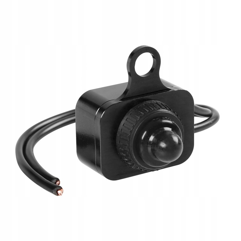 

Włącznik On Off do motocykla Aluminium czarny 12V