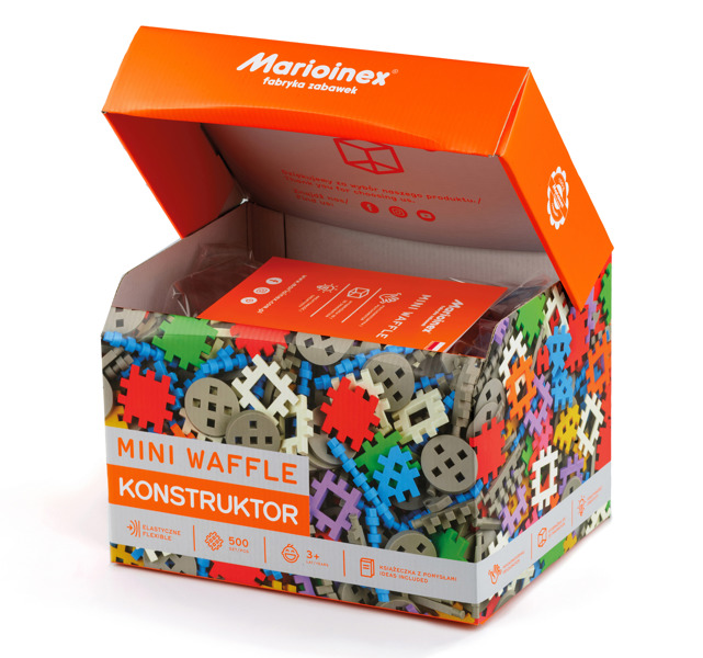 

Klocki Marioinex Wafle Mini Konstruktor, 500 szt