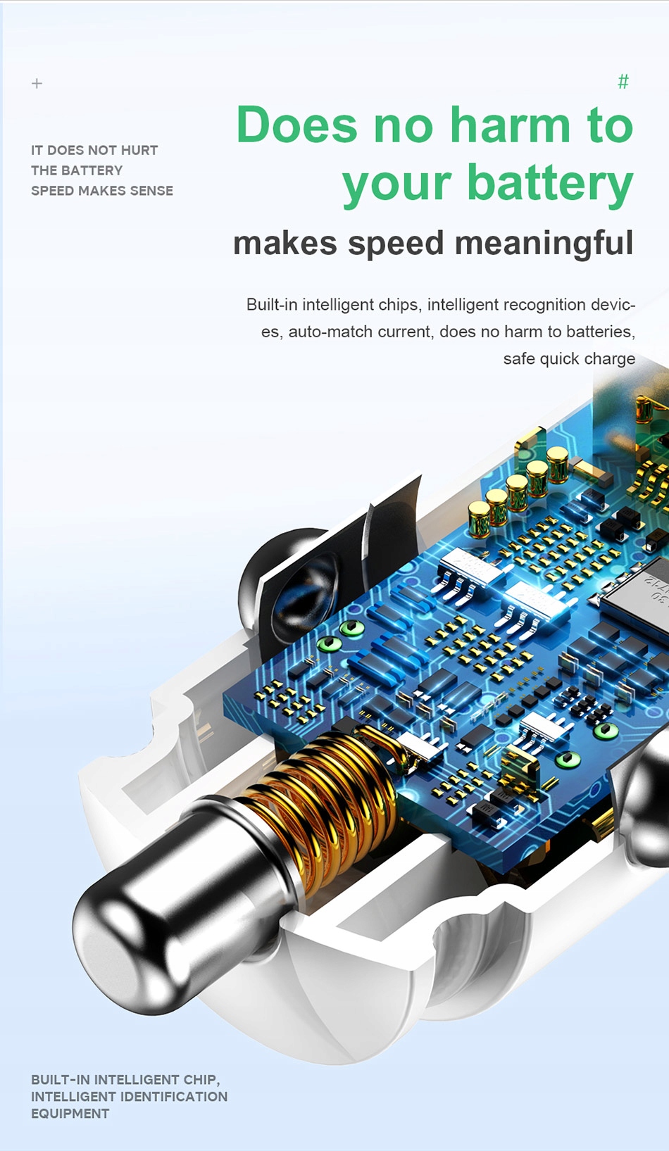 BASEUS SZYBKA MOCNA ŁADOWARKA SAMOCHODOWA USB USB-C TYP-C QC 4.0+ 5A 30W Przewód w zestawie nie