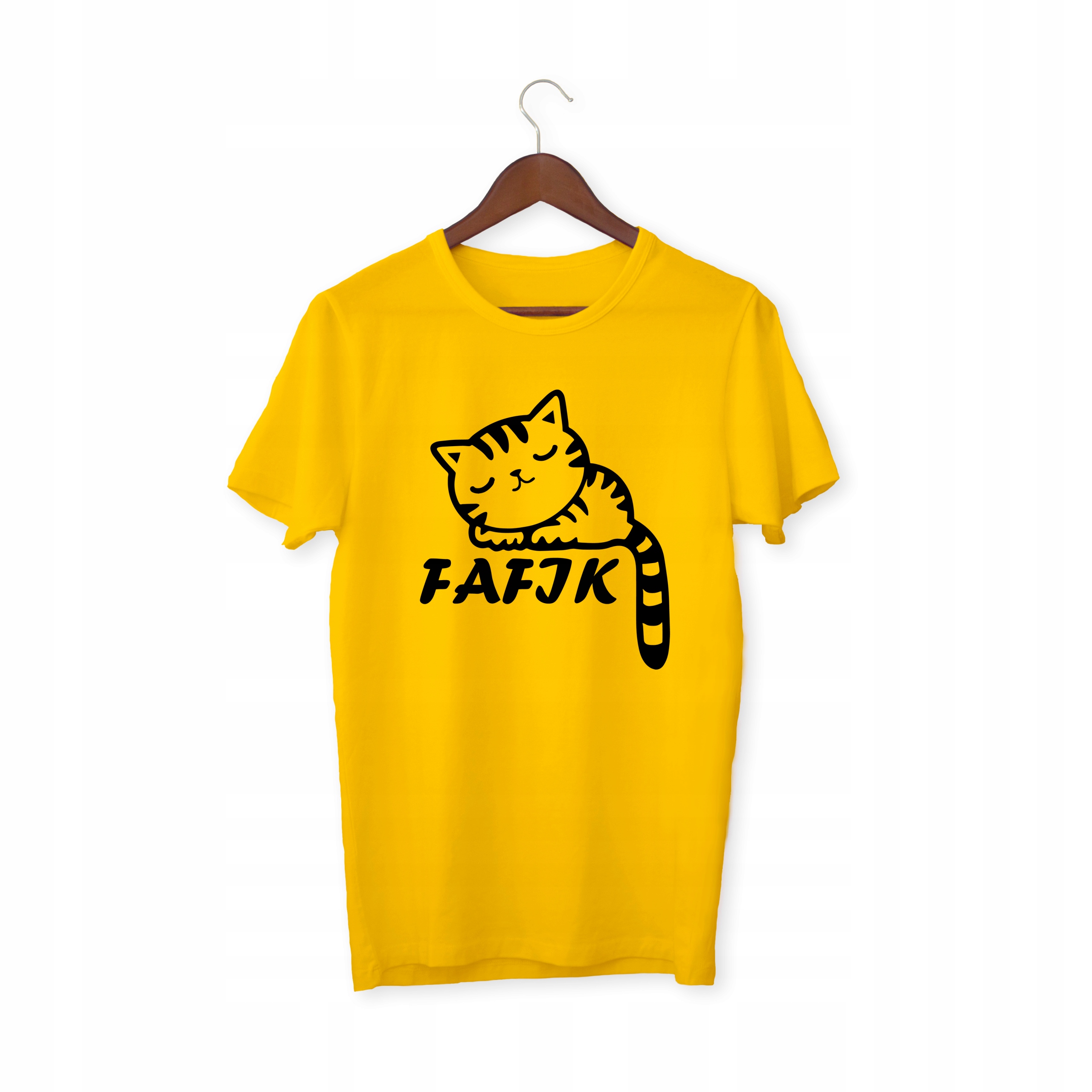 

Koszulka Męska Z Imiem Kota Fafik Dedykowane Imie