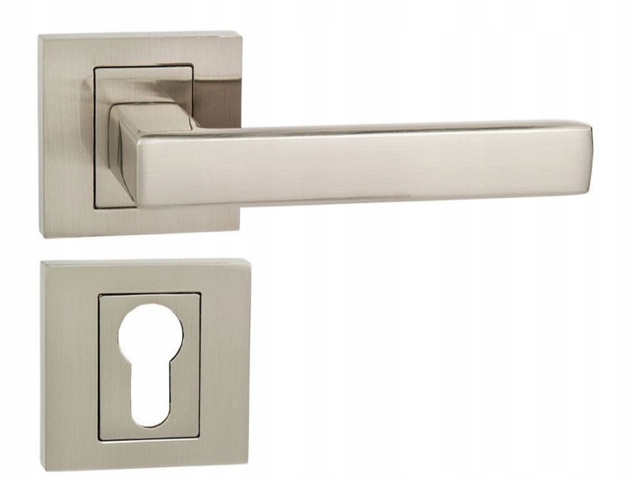 klika kliky Foster nikl matná, niklové rozety pod vložku