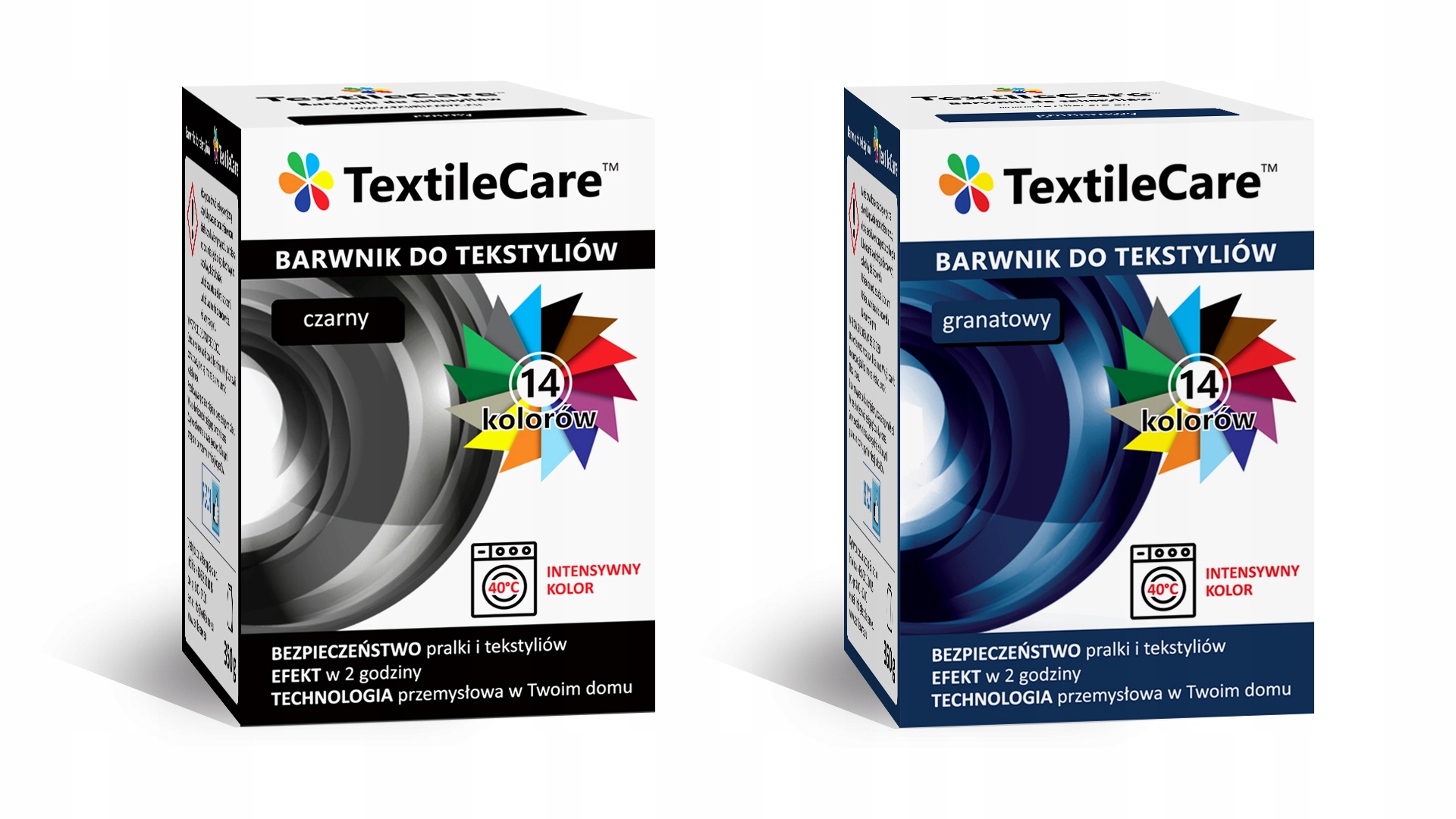

TextileCare 2 Szt Barwnik Farba 600g Tkanin Ubrań