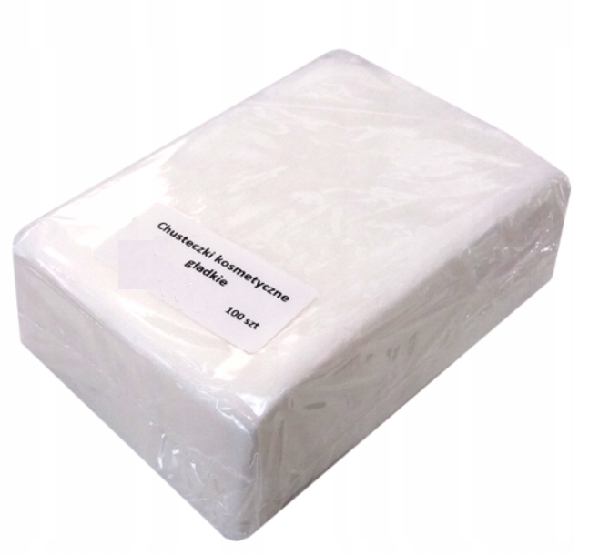 

Chusteczki kosmetyczne gładkie 20 x 16cm 100 sztuk