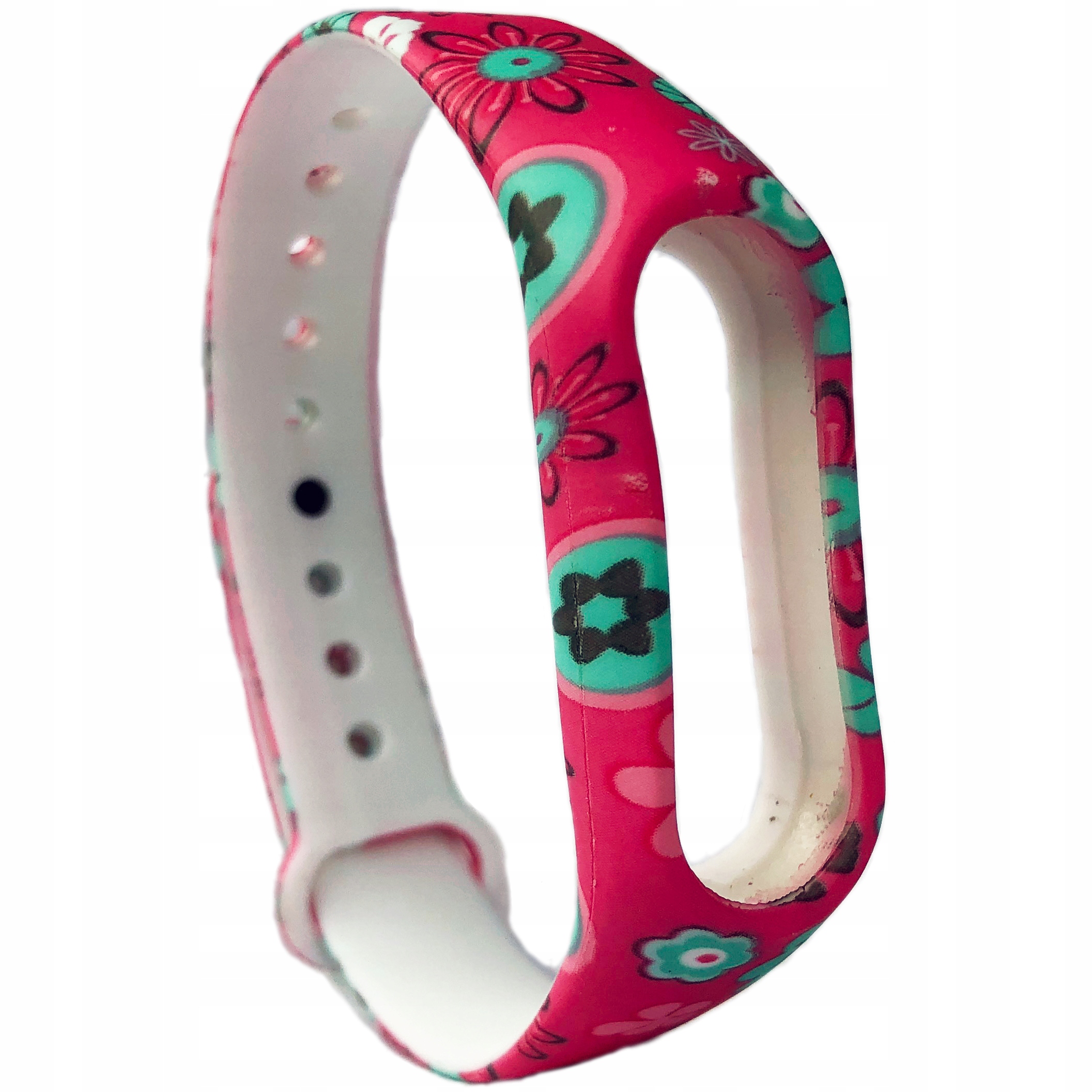 

Xiaomi MI BAND2 opaska zamienna Czerwona Kwiaty