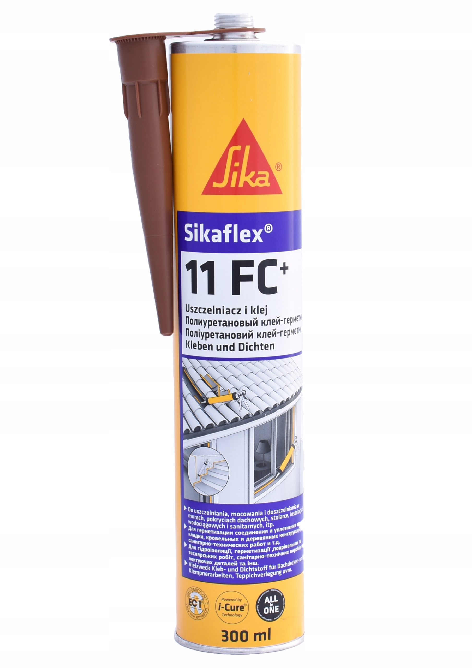 

Sikaflex 11FC klej i uszczelniacz 300ml Brązowy