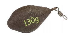 CIĘŻAREK KARPIOWY "TRI-FLAT" Z KR. (C.ZIELONY) - 110g - op.10szt.