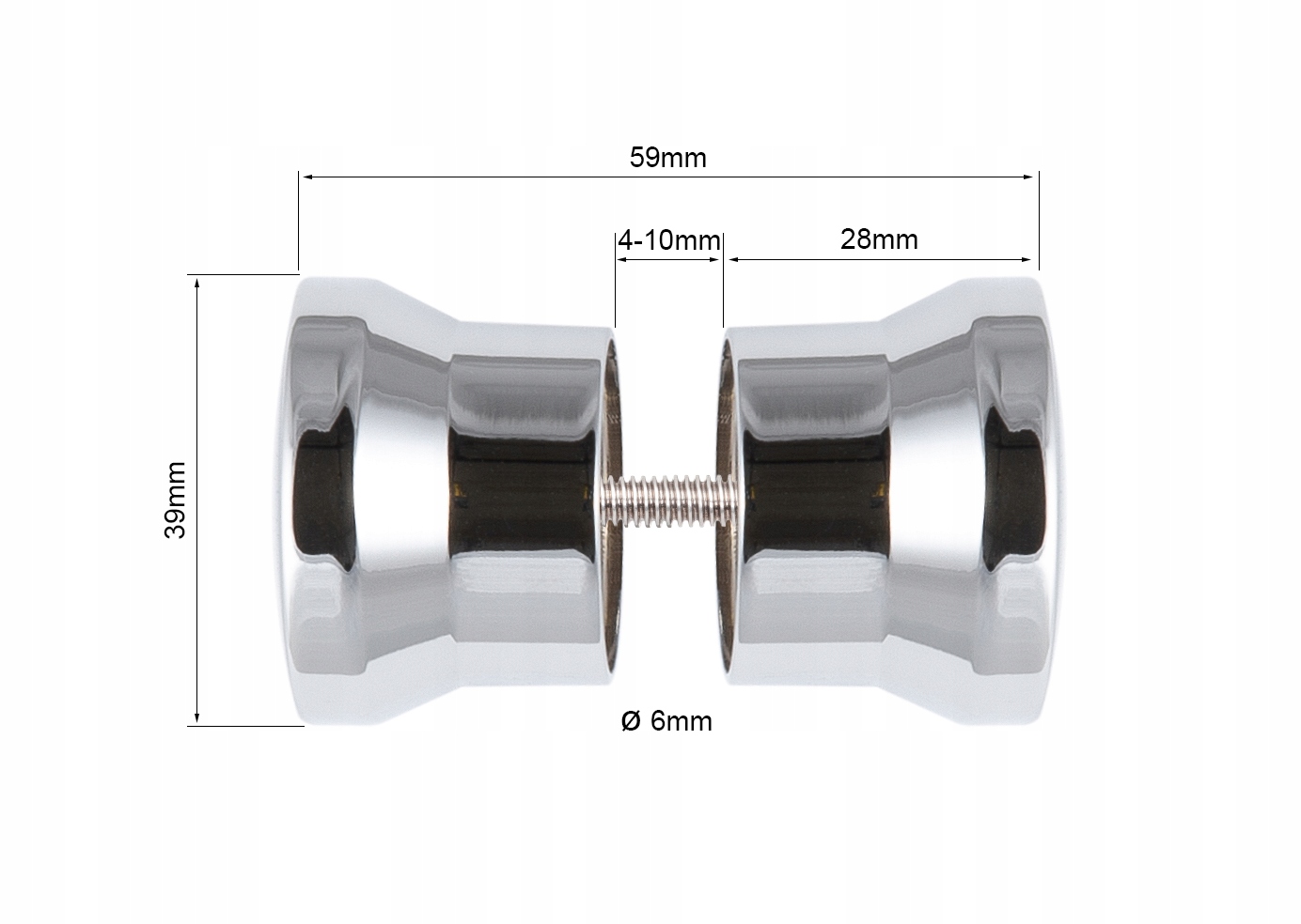 Solidna Gałka do drzwi prysznicowych Uchwyt METAL RADAWAY Torrenta EAN (GTIN) 5905487763217
