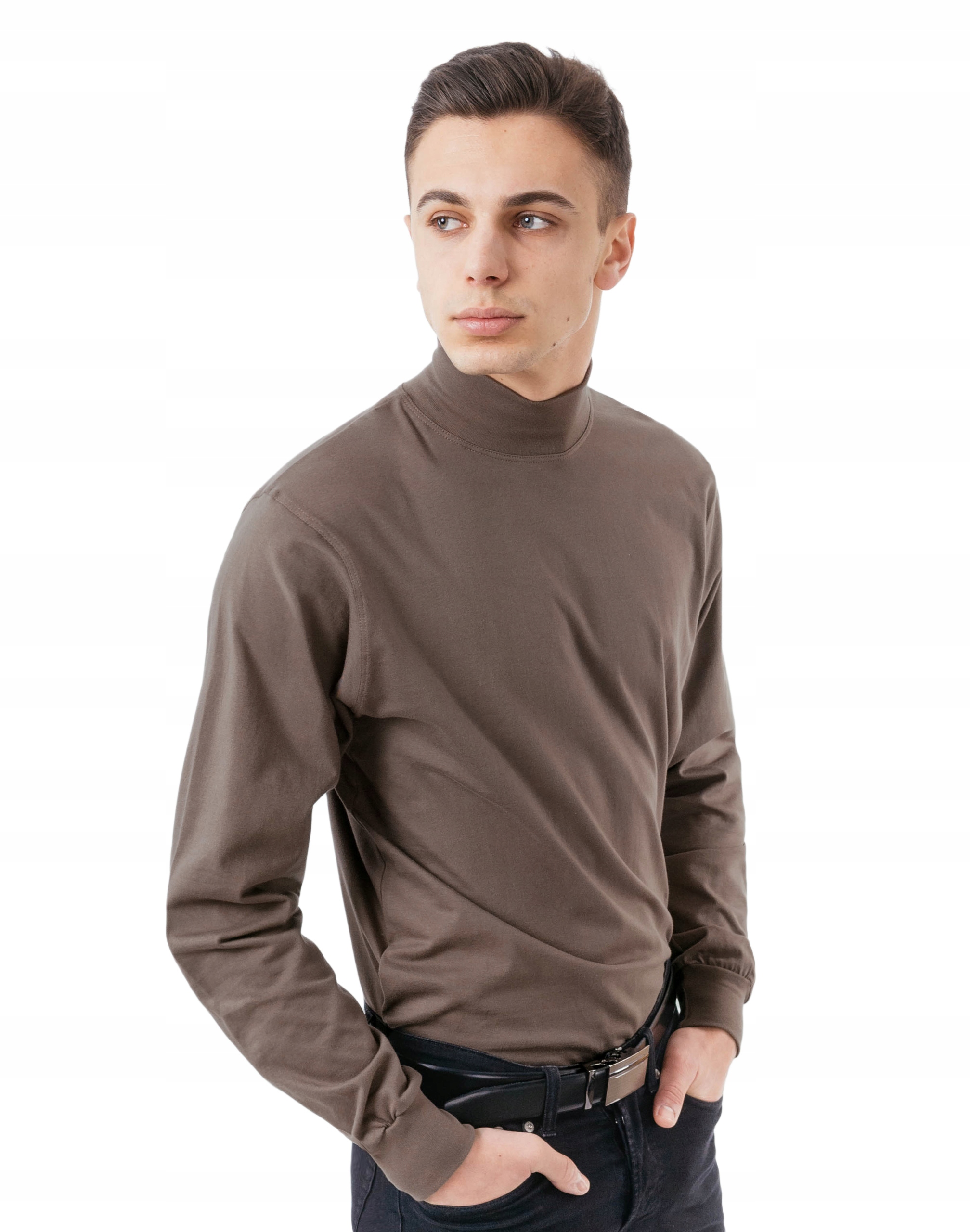 

Półgolf męski cienki sweter golf Adam XXL brązowy