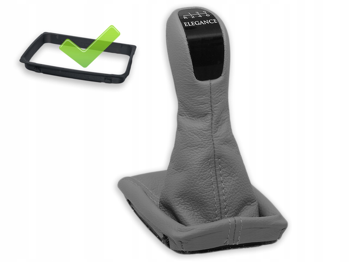 MA-GMERCW211-SR - MERCEDES W211 ручка сильфон серая кожа + рамка