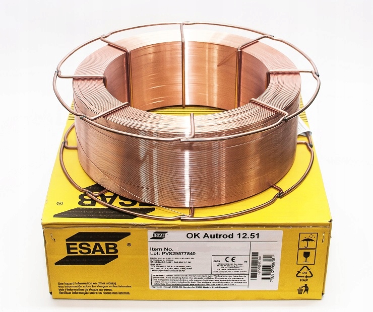 

Drut do spawania Esab Autorod SG2 12.51 1,0 18kg