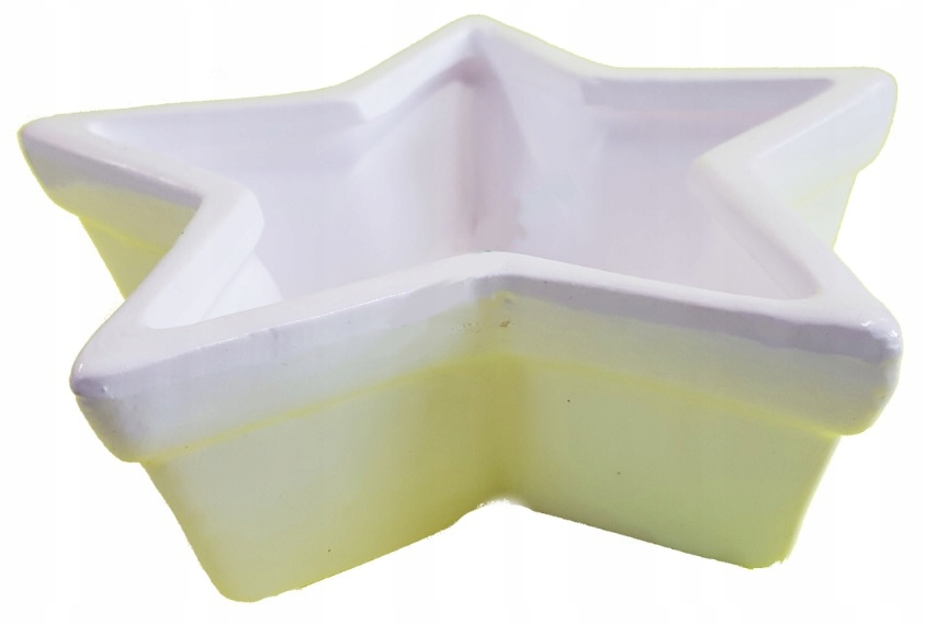 

Gwiazda Dekoracyjna Świecznik Tealight Biały 12 cm