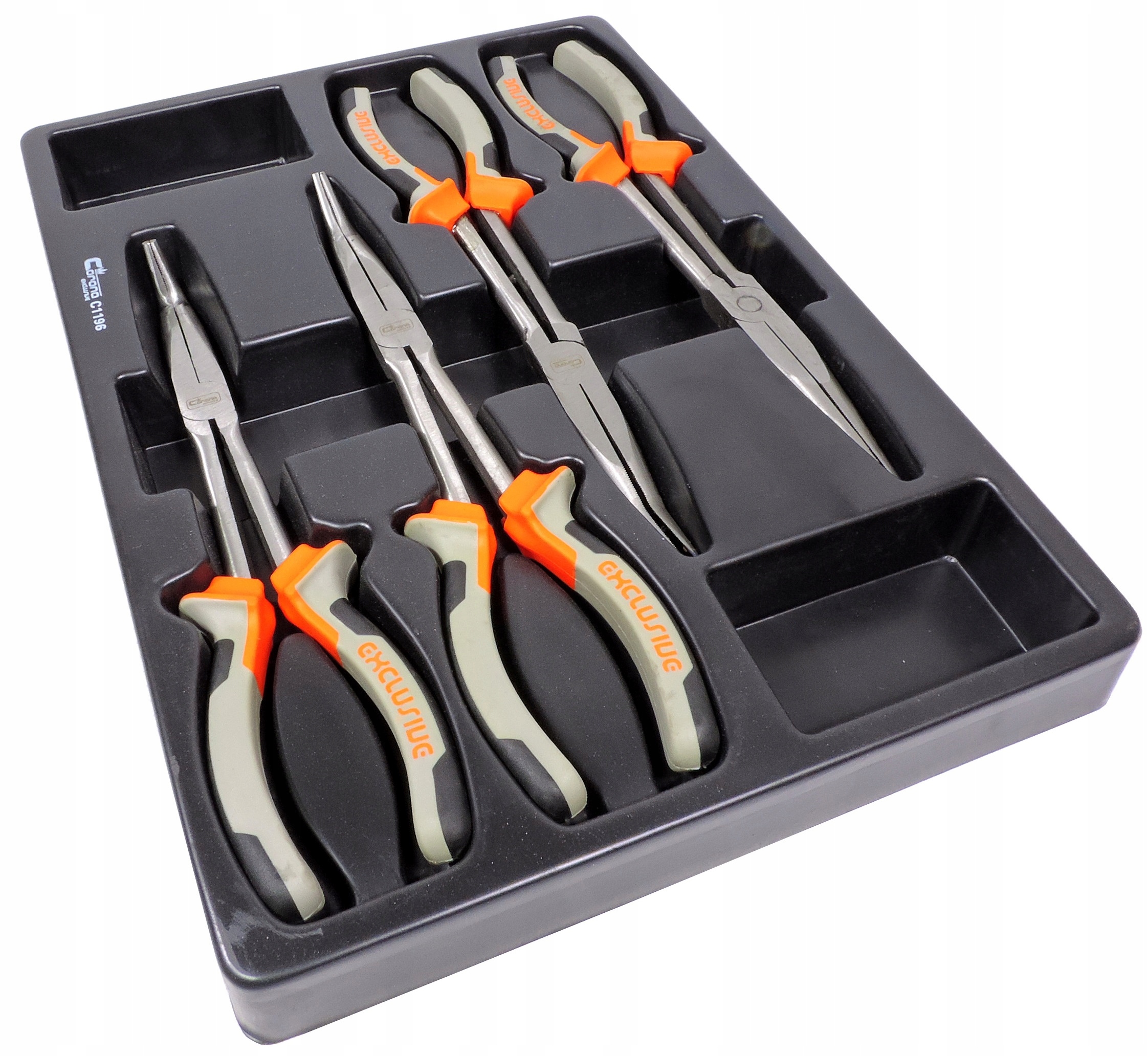 ZESTAW WKŁAD SZCZYPCE DŁUGIE 280MM 4 SZTUKI