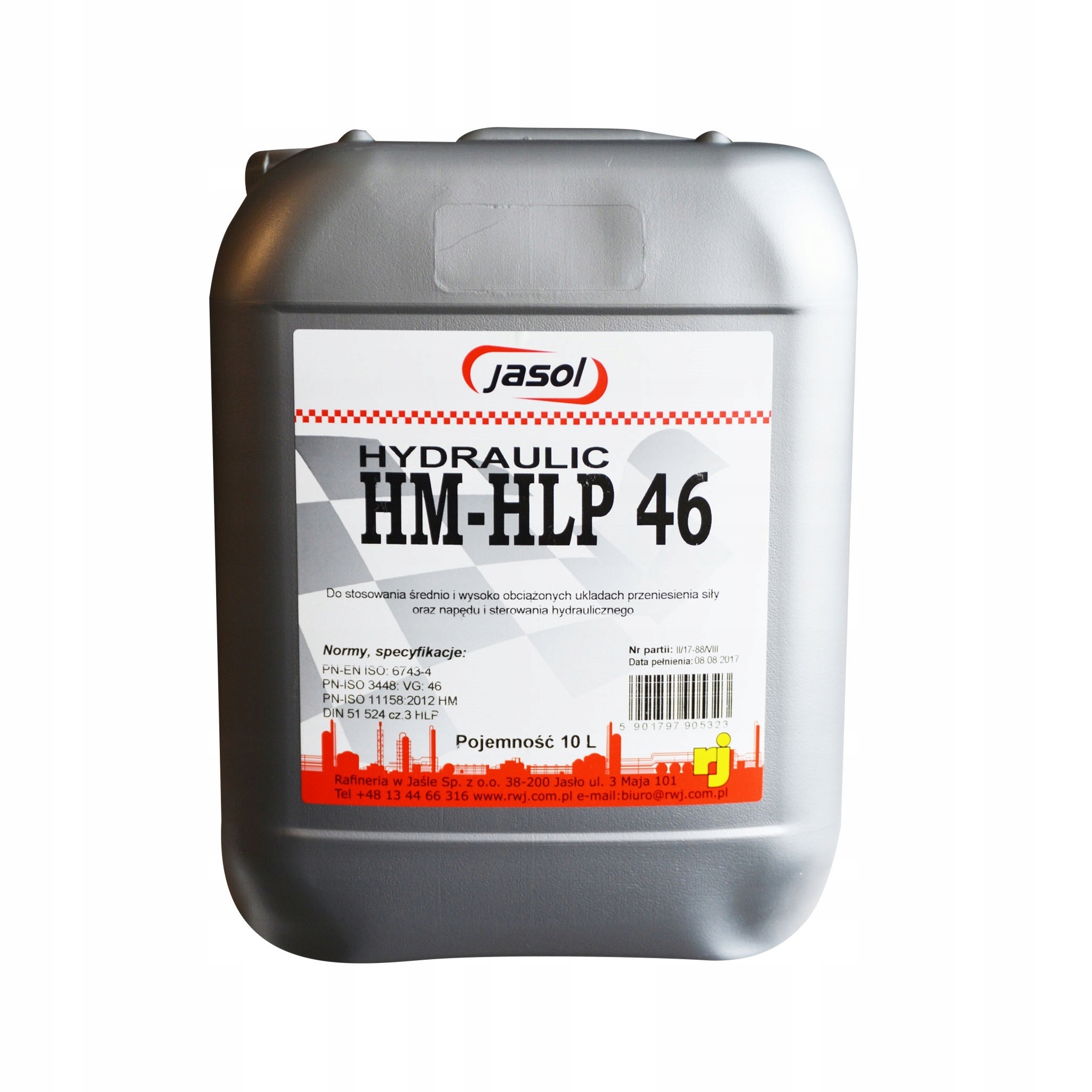 

Olej Hydrauliczny Jasol Hm HLP46 10 litrów