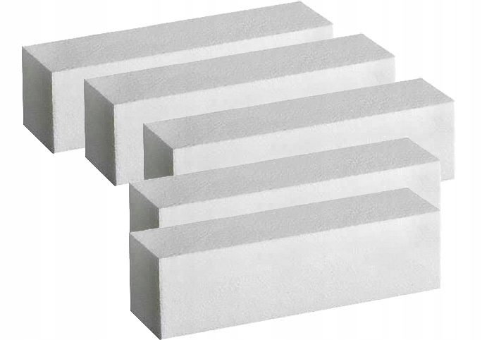 

5x Blok Polerski Biały 4-STRONNY Kostka Polerka