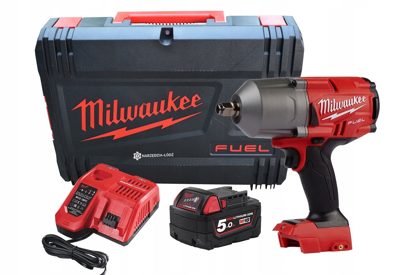 Ударний гайковерт 1/2 Milwaukee 1X5 човен