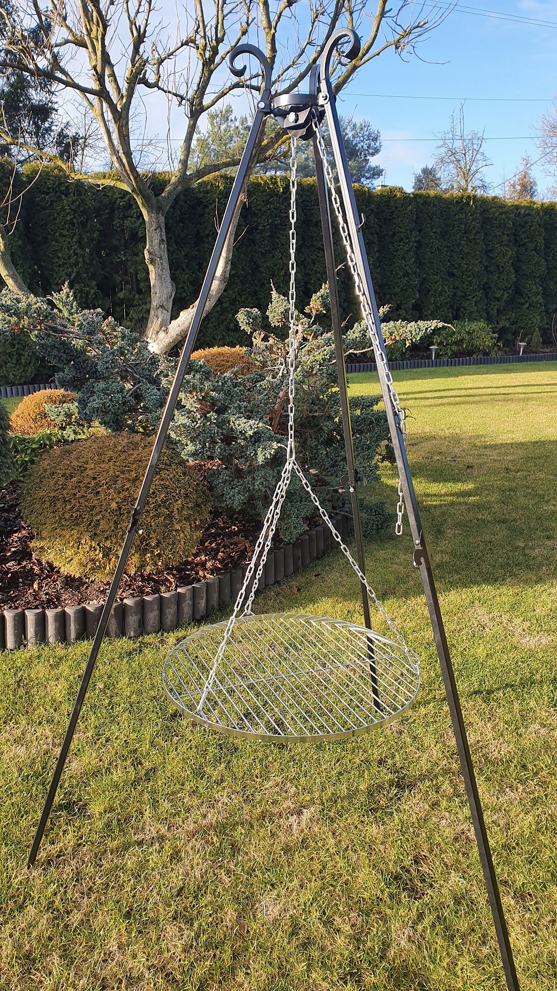 GRILL TRÓJNÓG 180 CM +RUSZT KOMPLET SUPER CENA Producent Plus