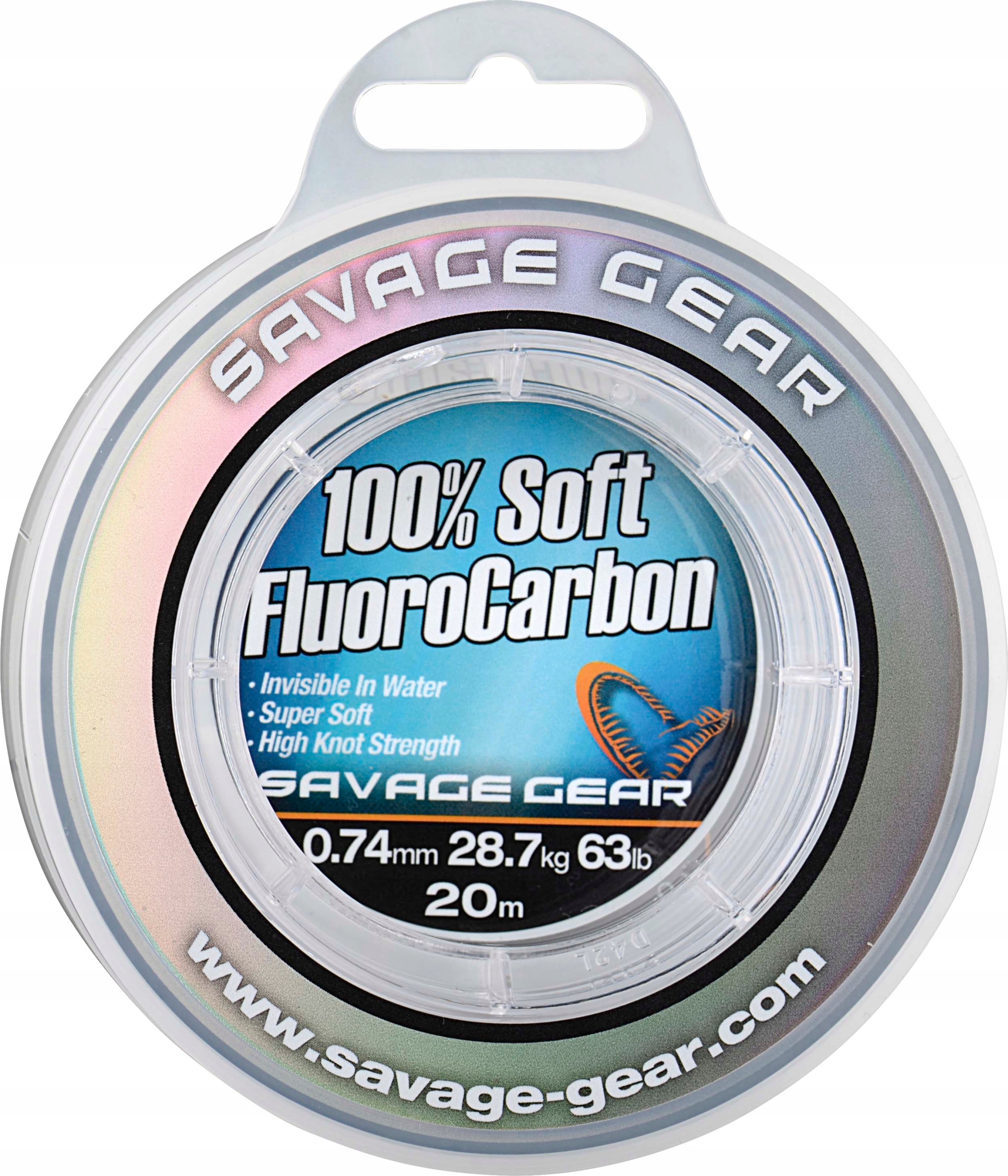 Żyłka Soft Fluorocarbon 50m 0,22mm 3,5kg Savage G