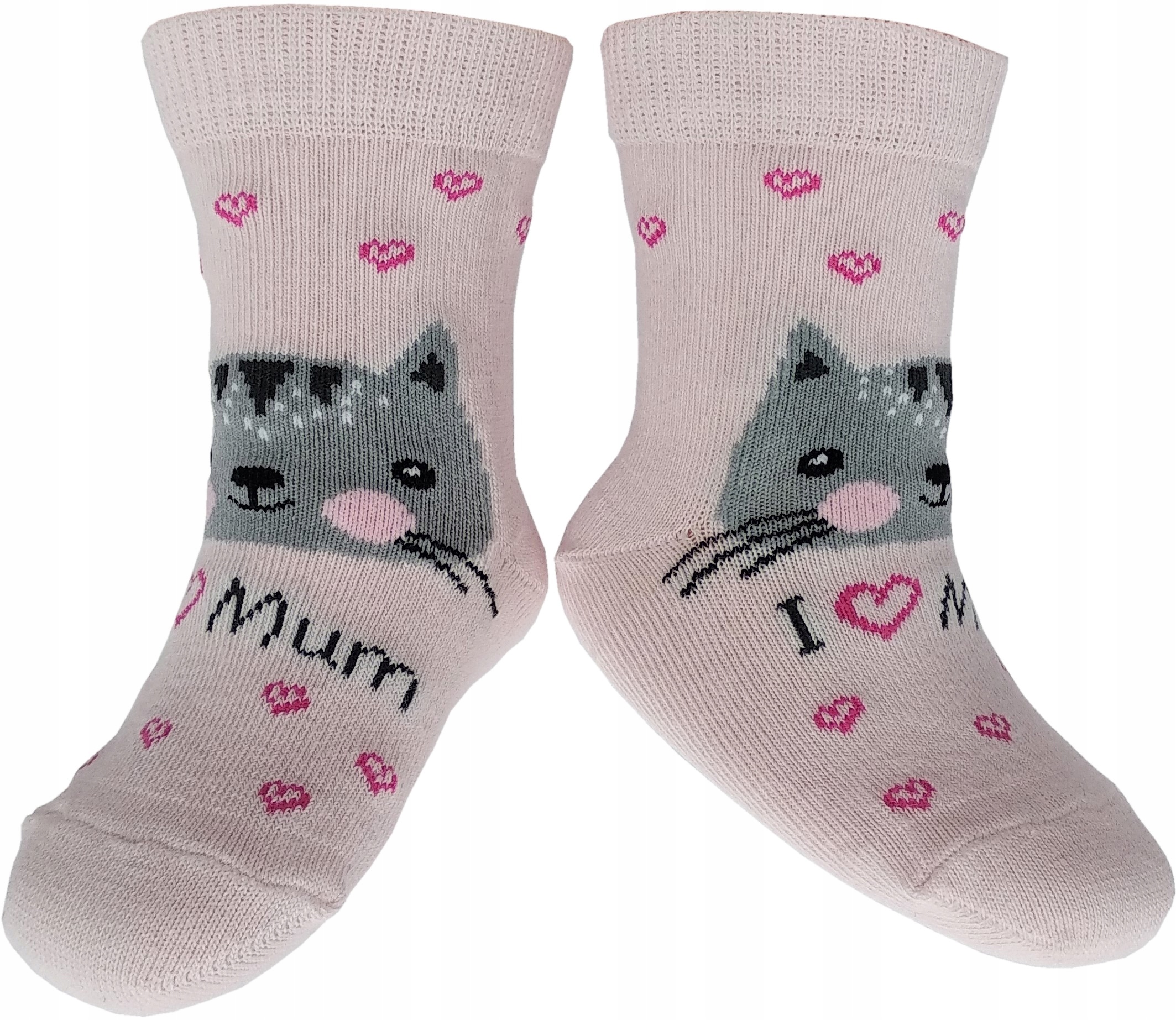 

Skarpety Pl Krebo Kolorowy Kotek I love Mum 17-18
