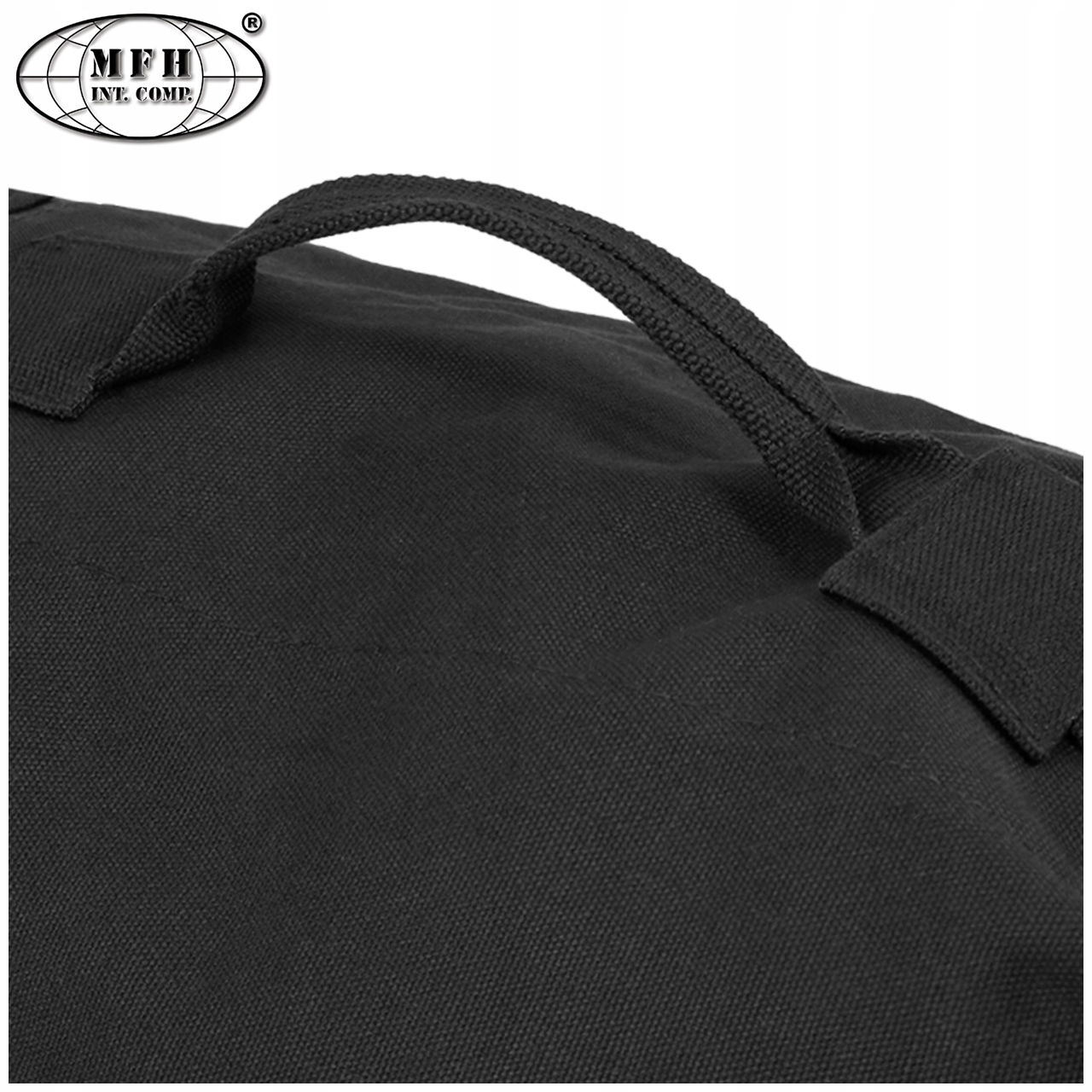 Worek Transportowy Żeglarski Marynarski Torba US DUFFLE Bag 100L MFH Czarny Wzór dominujący bez wzoru