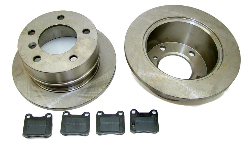 Тормозні диски x2 + колодки SPRINTER VW LT II 258x12mm ЗАД.