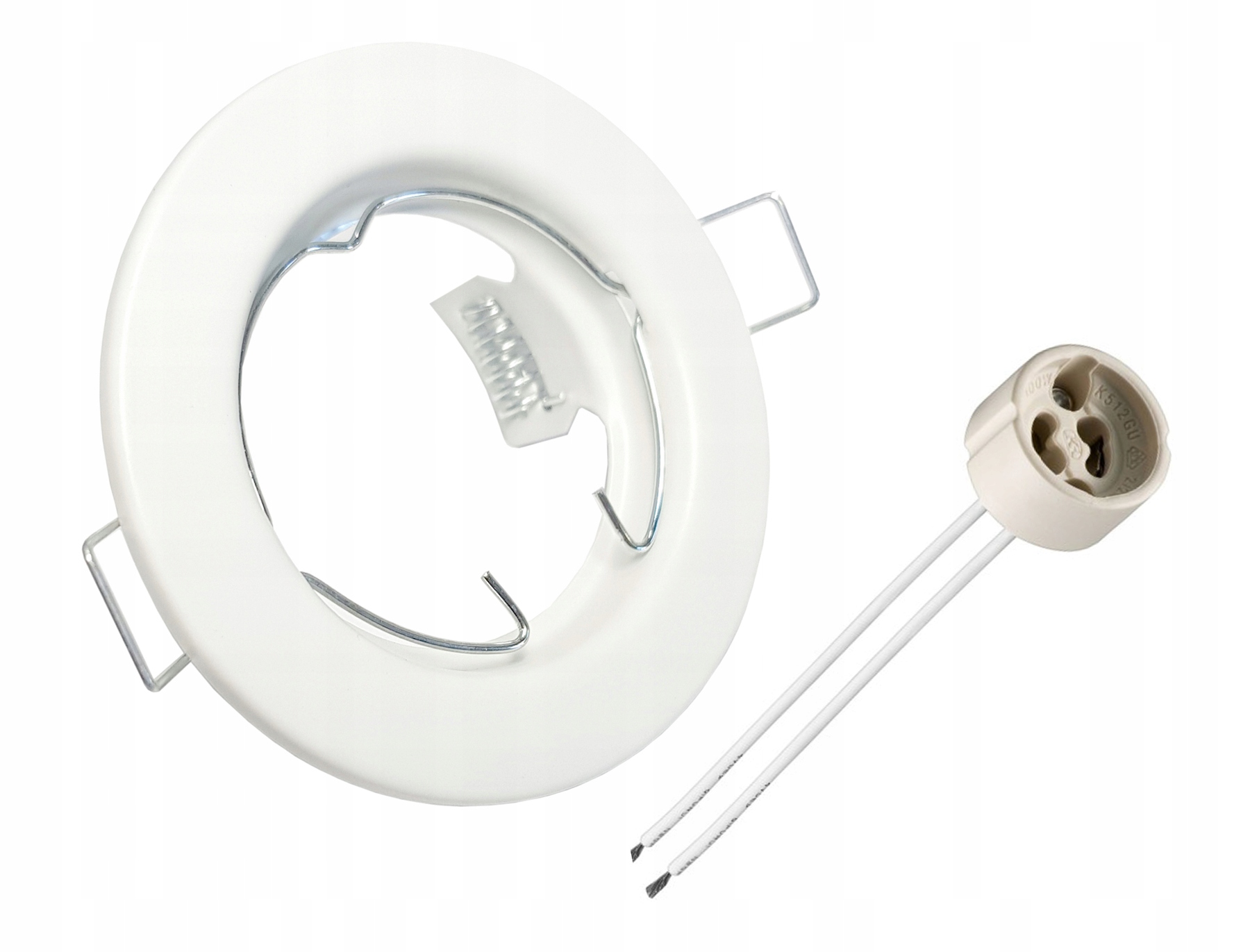 OPRAWA HALOGENOWA LED STAŁA BIAŁA + GNIAZDO GU10