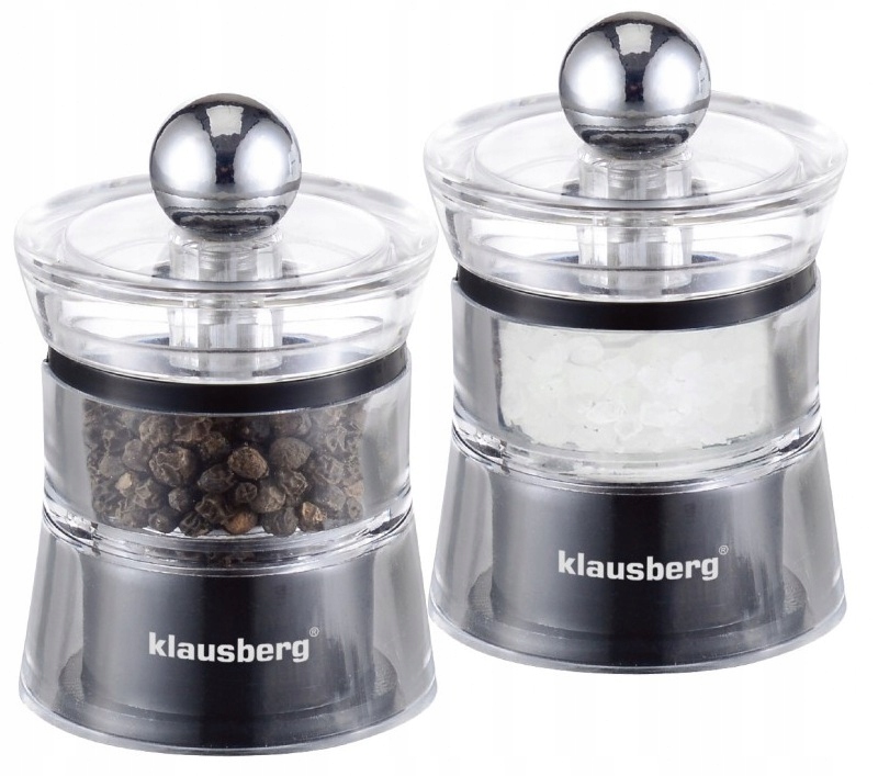 MŁYNEK DO PIEPRZU i SOLI ręczny 2 sztuki KB7432