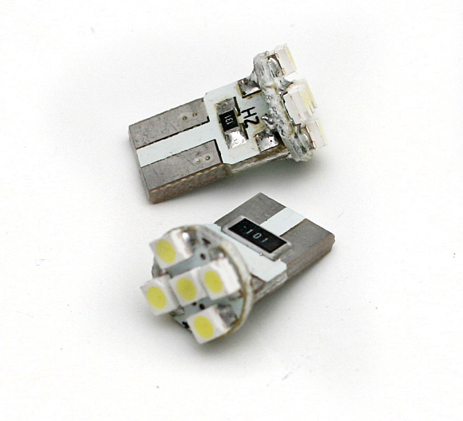

W5W Led Postojówka 5 Smd 5050 T10 Canbus Can Bus