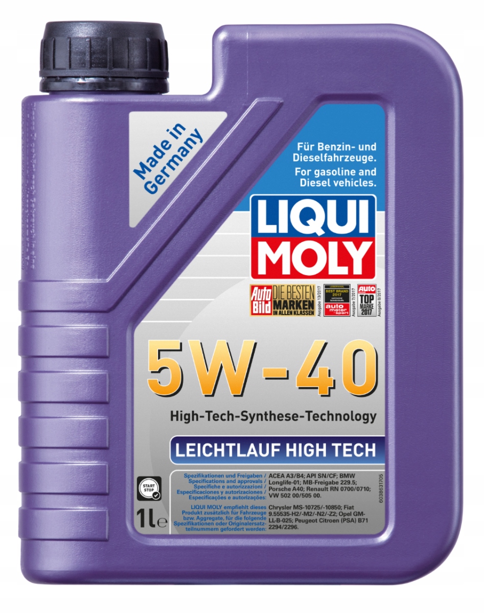 

Liqui Moly Leichtlauf High Tech 5W40 1L
