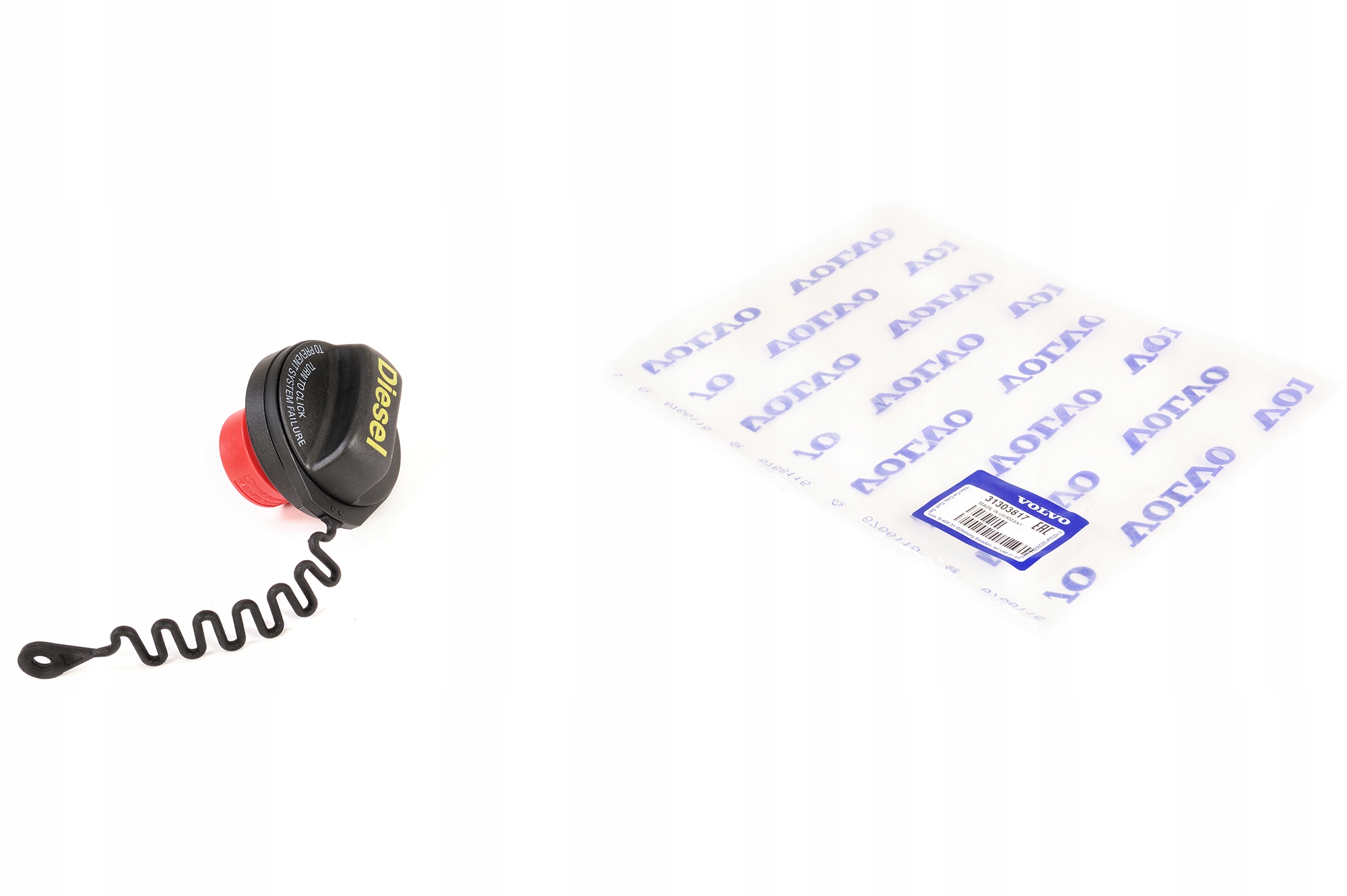 KOREK WLEWU PALIWA DIESEL VOLVO S60 S80 V60 V70