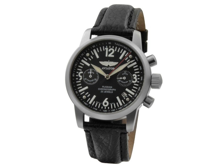 ZEGAREK AVIATOR POLJOT CHRONOGRAPH 3133/6773779 Typ naręczny