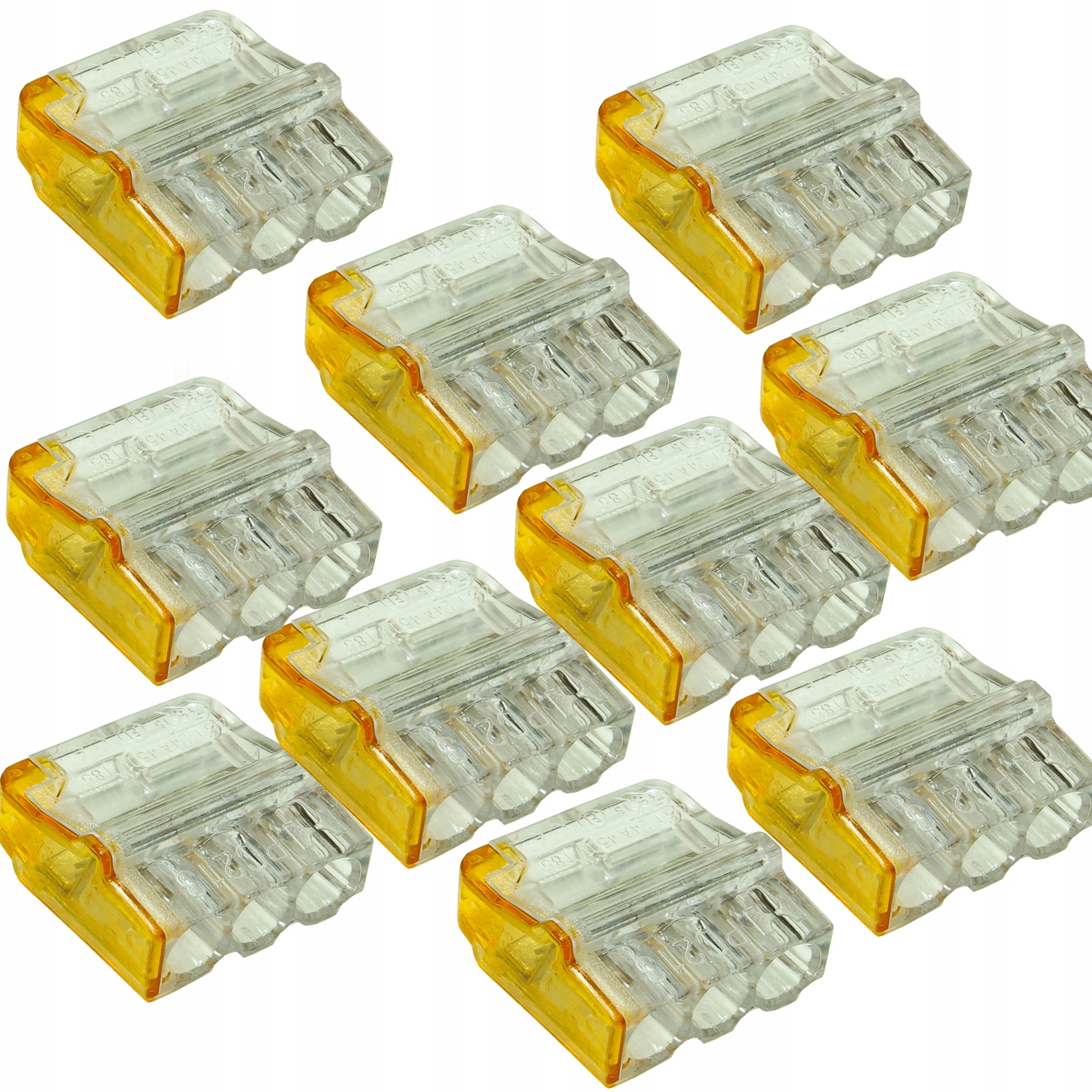 

szybkozłączka elektryczna 3x2,5mm 10 szt złączka