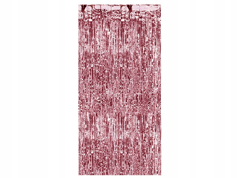 

Kurtyna party zasłona 90cm/250cm Różowe Złoto