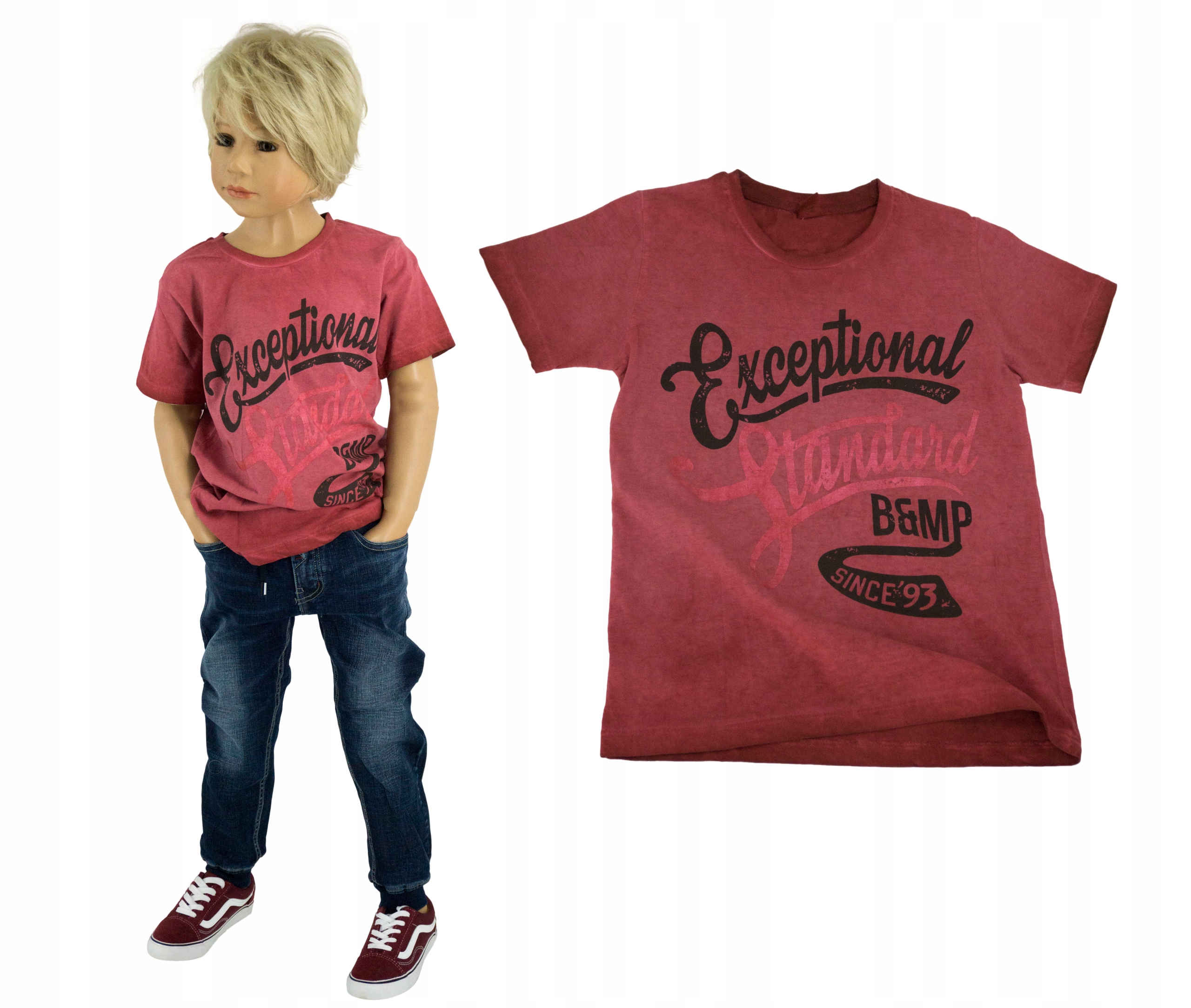 

Bawełniany T-shirt P084 rozmiar 146/152