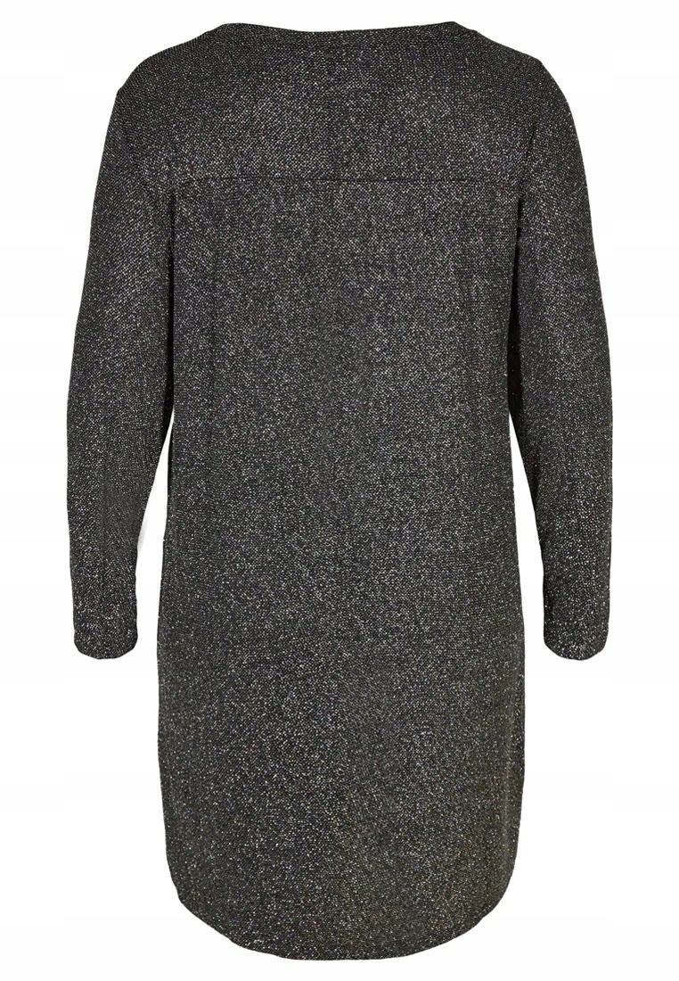 ZZ9 ZIZZI CZARNA SUKIENKA BROKATOWA 50 52 Rozmiar 52